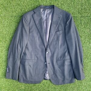 Suitsupply Men's Lazio Grey Wool Blazer Suit Jacket $500
